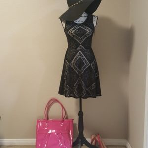 NWT black & white dress